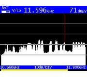 SCPC kanl CNN po pondlnm zven vkonu transponderu na 11596V
Eutelsat 10A (10,0E) Antna T90