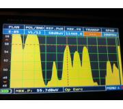 Spektrum signl TP Canal Digital z Thoru a uprosted snmku 3xTP se signlem METOP na Intelsatu.